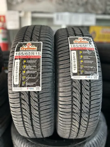 Pneus Crystone 185/65R15 - Remold de Qualidade