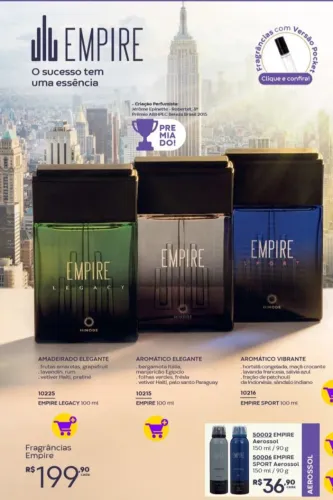 OFERTA..HINODE - Fragrâncias Masculinas