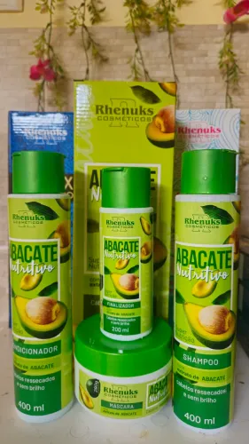 Kit Abacate Nutritivo Rhenuks Cosméticos