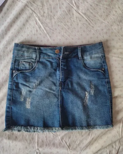 Saia jeans Parizi