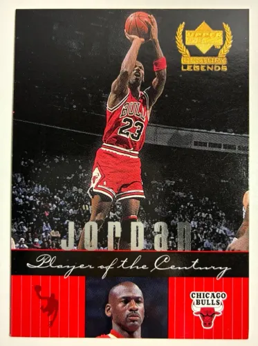 Kit 5 Michael Jordan Player of the Century Card NBA 1998 Basquete Chicago Bulls Coleção