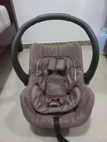 Bebê conforto Galzerano Cocoon Liso preto e cappuccino