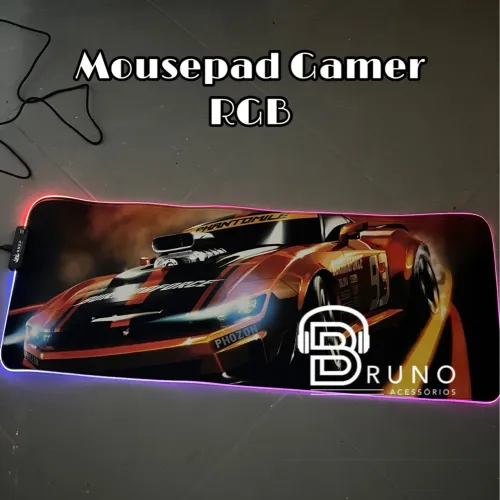 Mousepad Gamer RGB com Iluminação LED