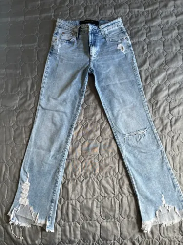 Calça Jeans Feminina Damyller Destroyed - Tamanho 36 ?