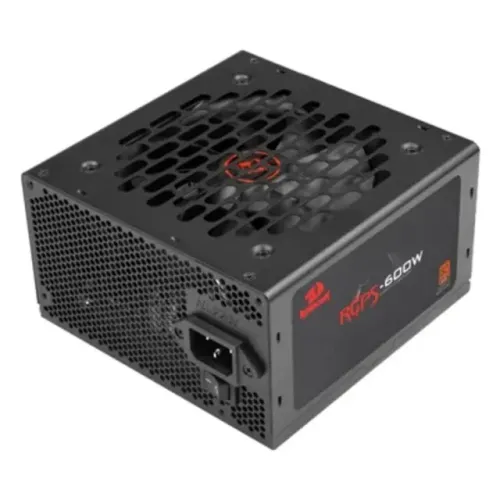 Fonte 600W Redragon RGPS-600W Power Supply, 80 Plus Bronze, ATX, Preto - GC-PS024