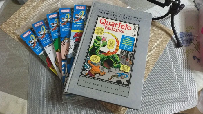 Kit Coleção Quarteto Fantástico Primeiras Histórias - Marvel Panini