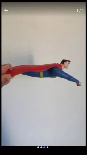 Action Figure Superman Cartoon