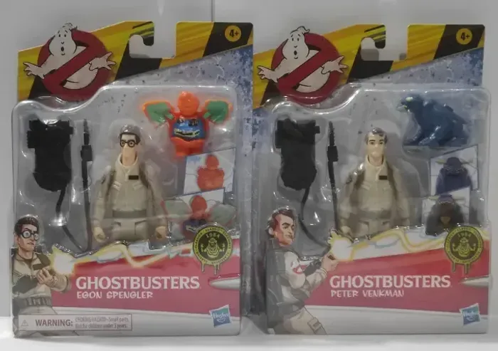 Coleção Os Caça Fantasmas / Ghostbusters + Ecto 1 + Stay Puft - Hasbro