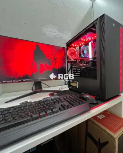 PC Gamer COMPLETO RYZEN 5 + RX6650 + 1 ano de garantia e em até 12x
