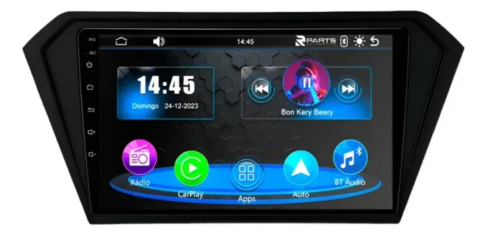 Central Multimidia MP5 Connect Media Faaftech 9 Pol. Gol Saveiro Voyage G7 G8 