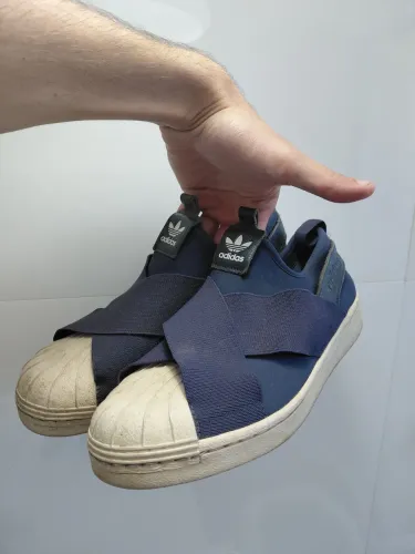 Adidas slip on 38 original azul marinho