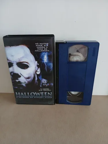 Fita Vhs Original Halloween 4 O Retorno de Michael Myers - Dublado - Raridade