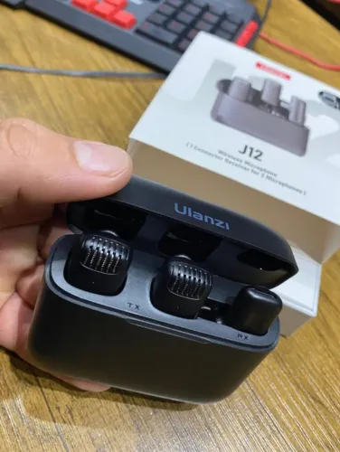 Microfone de Lapela Ulanzi J12 - Kit Duplo