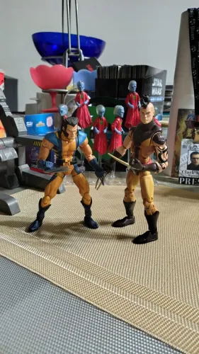 Conjunto Wolverine Pai & Filho Logan e Daken Marvel Legends Toy Biz Toybiz