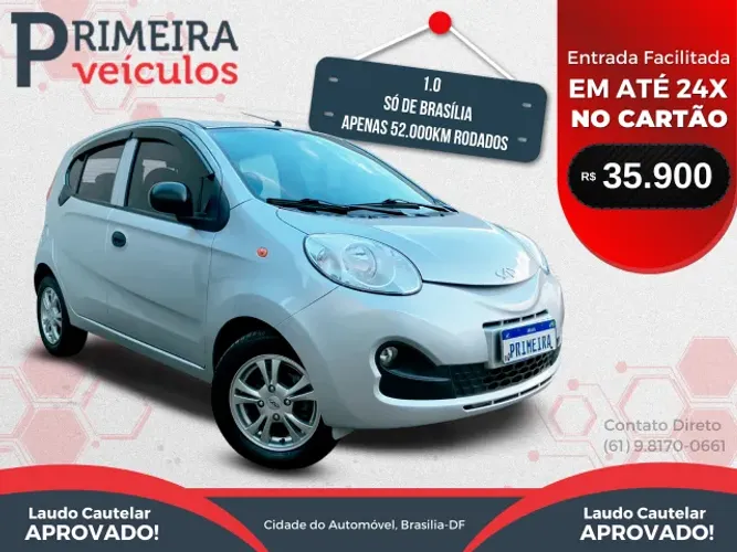 Chery QQ 1.0 ACT Flex 17/18 - Só de Brasília e com Apenas 52.000KM Rodados