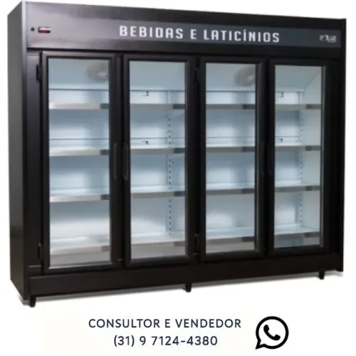 Refrigerador 4 Portas Auto Serviço Polar