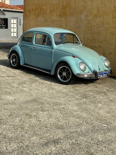 Volkswagen Fusca 1971 placa preta 