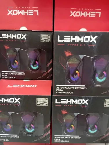 Caixa de Som para notebook Pc Gamer Luz Rgb