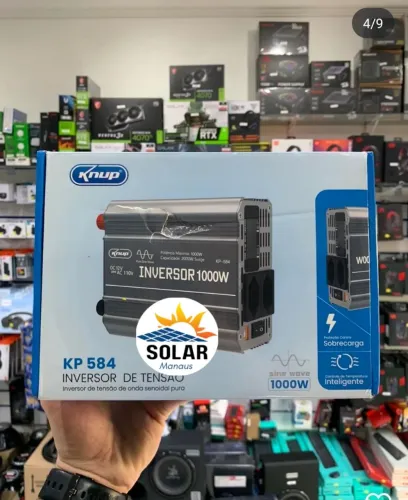 Inversor de Tensão de Onda Senoidal Pura 1000W