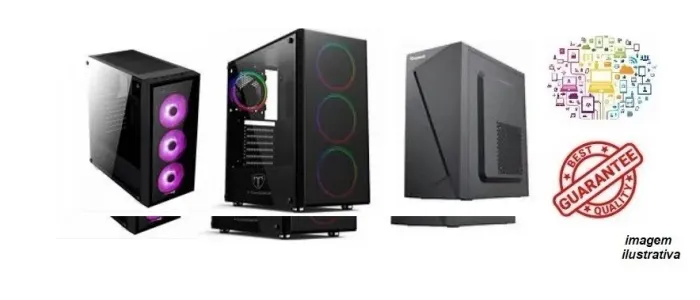 Gabinete para PC  A partir de R$ 195,00.