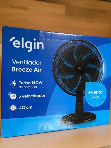 Ventilador Breeze Air Turbo 140W 3 Velocidades 7 Pás 40 Cm Elgin an6