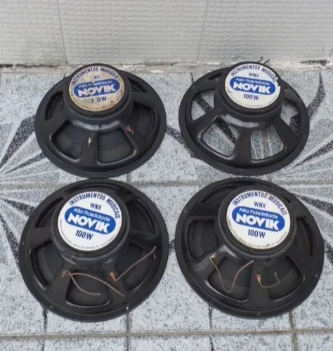 Carcaça  alto falantes 100W Novik 12" unidade 