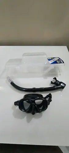 Vende-se Kit Máscara de Silicone + Respirador Aero em Siliprene, acompanha estojo protetor