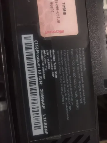 Placa  Lenovo 71z core i3 ALL in one