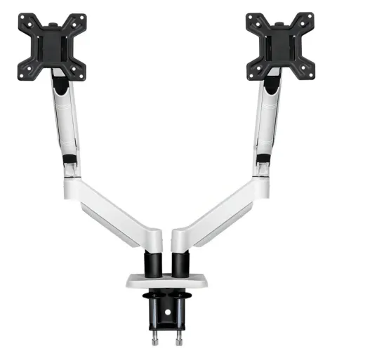 Suporte articulado Duplo pistão a gás white 