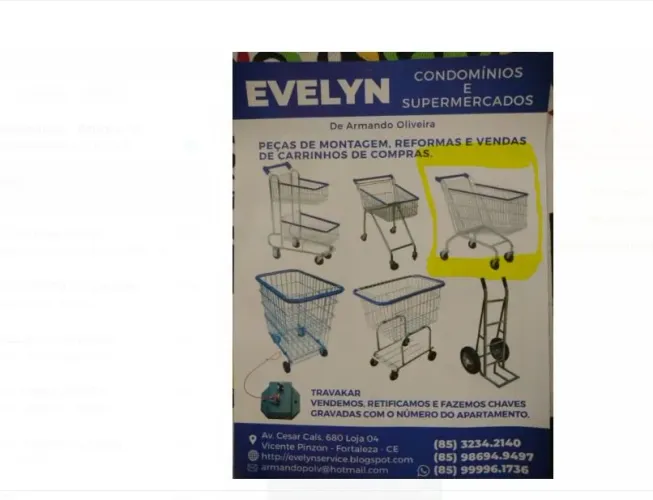 Reforma de carrinhos de compras