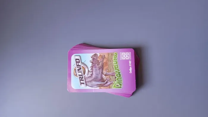 Jogo de Cartas Super Trunfo Dinossauros