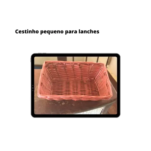 Cestinho para lanches - lanchonetes e bares