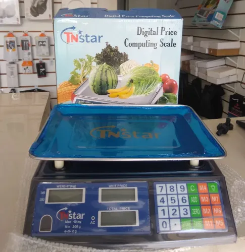 Balança Digital Comercial TNstar pesa ate 40kg 6 meses de garantia Produto novo