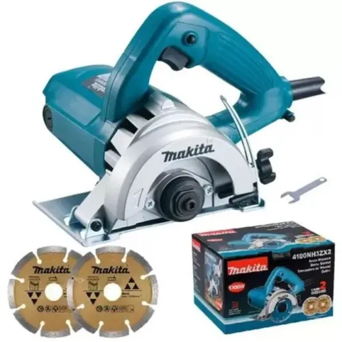 Serra mármore Makita 4.3/8" 1300w 2 discos 220v - Fazemos Entregas!