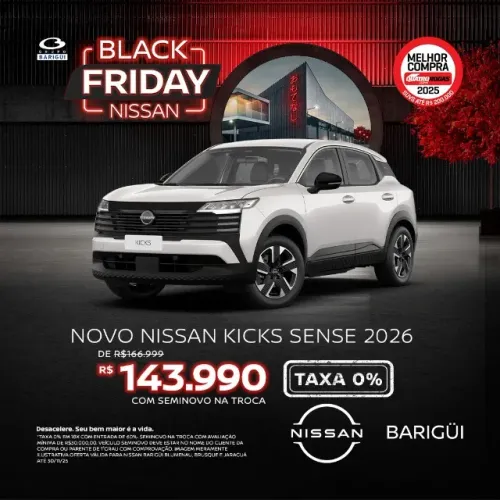 Nissan Kicks 1.0 Turbo Sense 2026