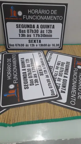 Kit 5 placas pvc  personalizasas 20x30 cm frente 