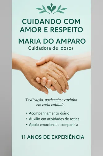 Cuidadora de Idosos (DISPONÍVEL)