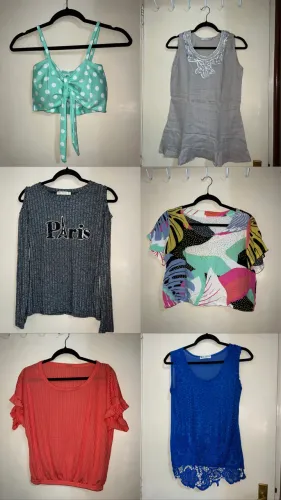 Lote blusas femininas