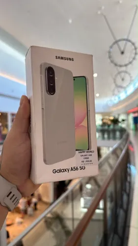SAMSUNG GALAXY A56 128GB NOVO LACRADO!!