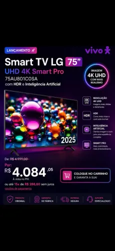 SMART TV LG 75