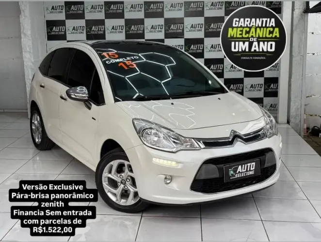 Citroen C3 Exclusive 1.5 Flex 8V 5P Mec. 2015