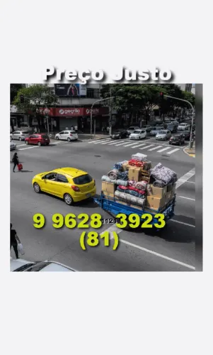 Frete em Piedade, Candeias, Barra de Jangada, Prazeres, Guararapes e Jardim Jordão Neilton