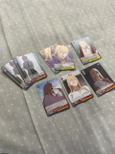 power chainsaw man cards/cartas japonesas marca weiss schwarz