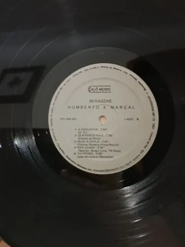 Disco de Vinil - Humberto e Marcel - Miragens