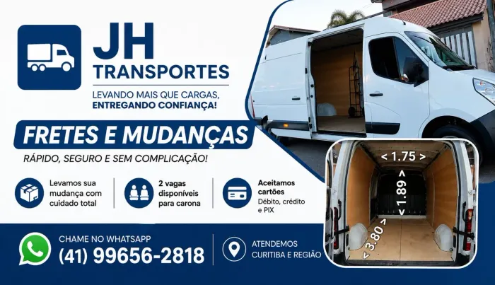 Fretes mudanças e Viajens