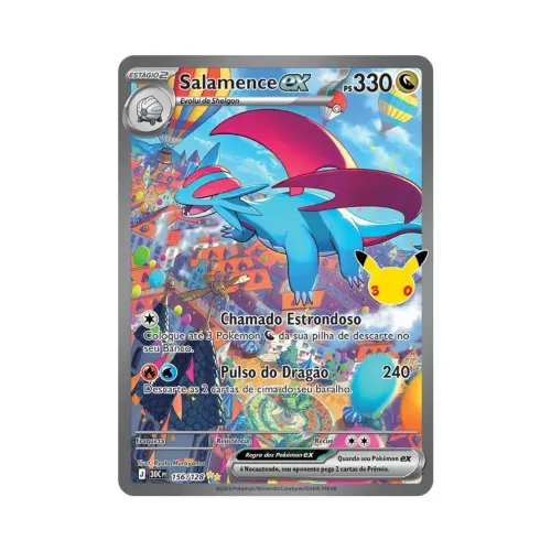 Salamanca EX Celebração 30 anos Pokémon