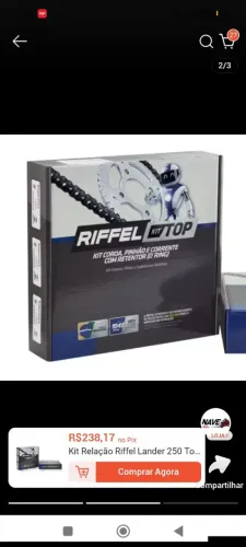 Kit relação Riffel Lander Ténéré fazer 250