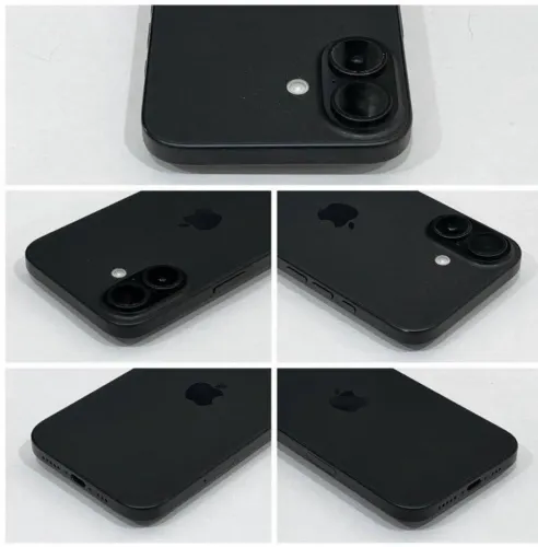 iPhone 16 preto 128gb sem detalhe bateria 93%