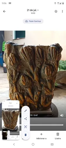 Vaso de cimento estilo tulipas