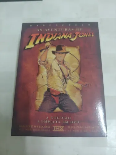 Box Dvd Trilogia Indiana Jones - 3 filmes + 1 disco de extras